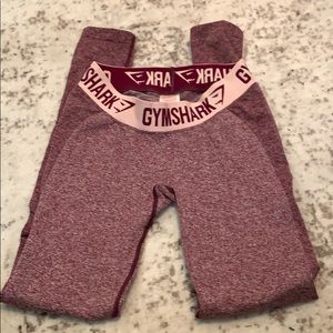 gym shark purple leggings